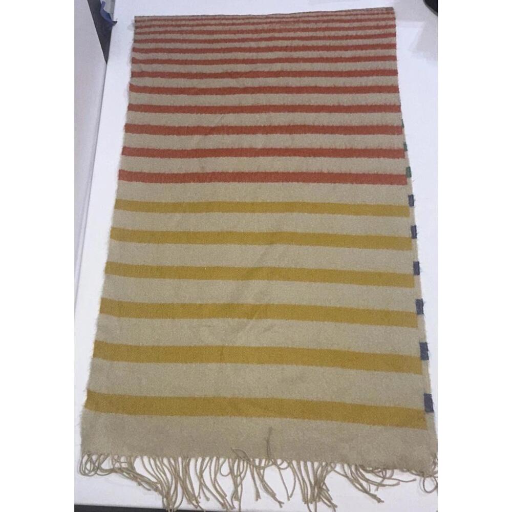 BDG Multicolor Striped Boho Gypsy Traveler Fringe Scarf - Picture 8 of 10